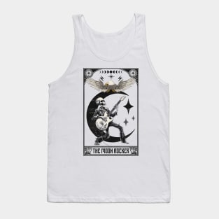 Moon rocker tarot card for rock music lovers Tank Top